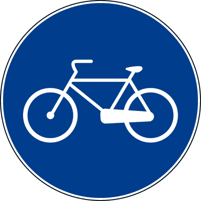 Percorso biciclette