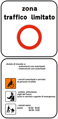 Inizio traffico limitato