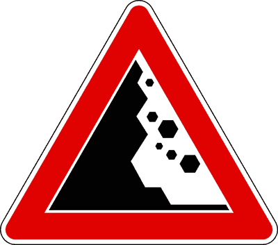 Caduta massi sinistra