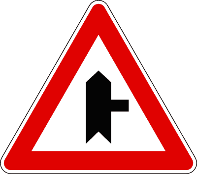 Intersezione T destra