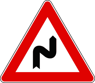 Doppia curva destra