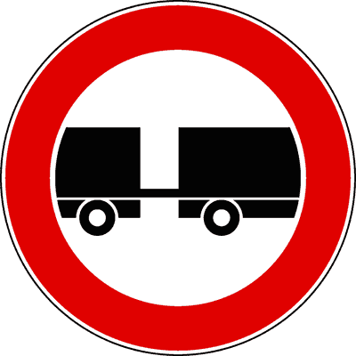 Transito veicoli rimorchio