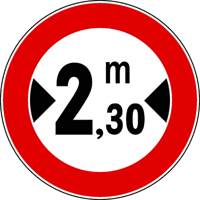 Divieto veicoli larghi
