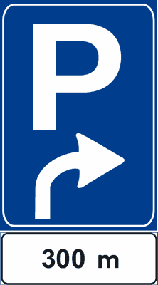Preannuncio area parcheggio