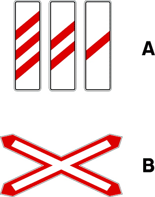 Segnale stradale della domanda 5 del quiz patente B