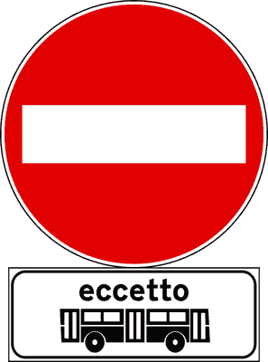 Segnale stradale della domanda 2 del quiz patente B