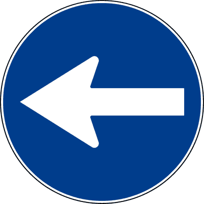 Direzione sinistra
