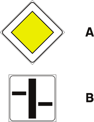 Segnale stradale della domanda 9 del quiz patente B